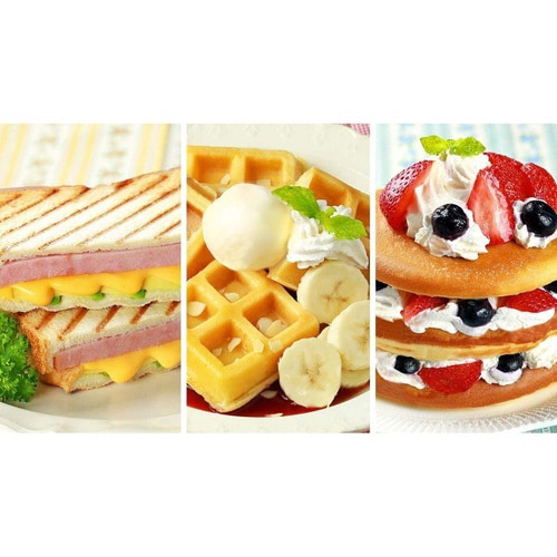 シングルマルチサンドメーカー3in1