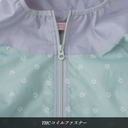 レディース ベスト ブルーx灰