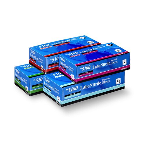#5100 ラボニトリルグローブ BL