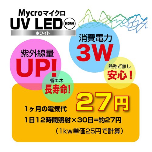 Mycro UV LED E26
