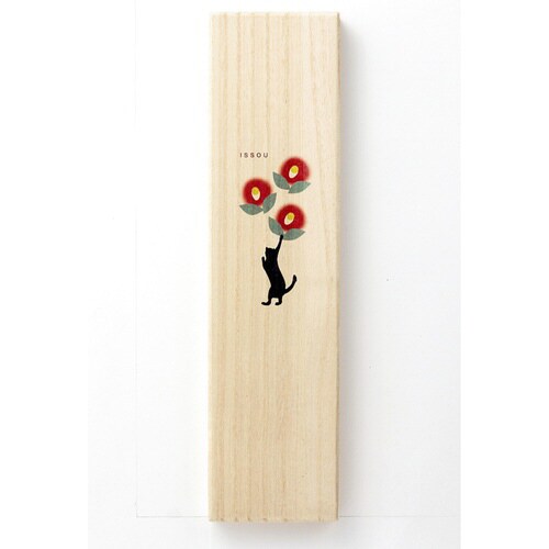 吉兆桐箱箸置き付