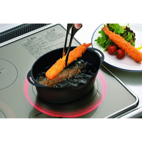 プチオーバル揚げ鍋 15×20cm