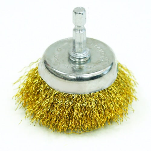 六角軸ワイヤーブラシ