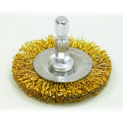 六角軸ワイヤーブラシ