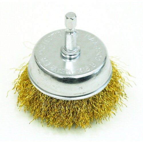 六角軸ワイヤーブラシ