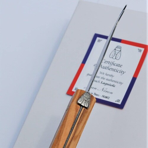 オリーブハンドル ミニチーズナイフ 白箱