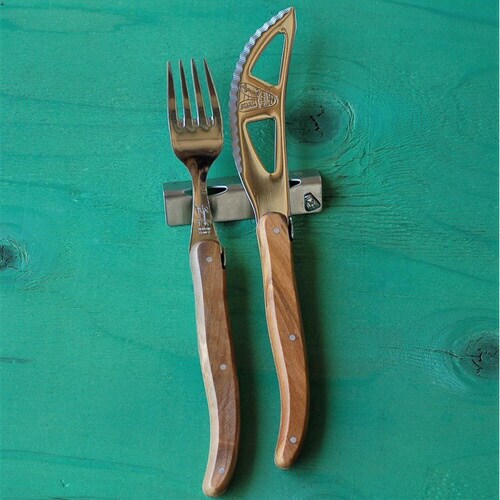 オリーブハンドル ピザナイフ フォーク