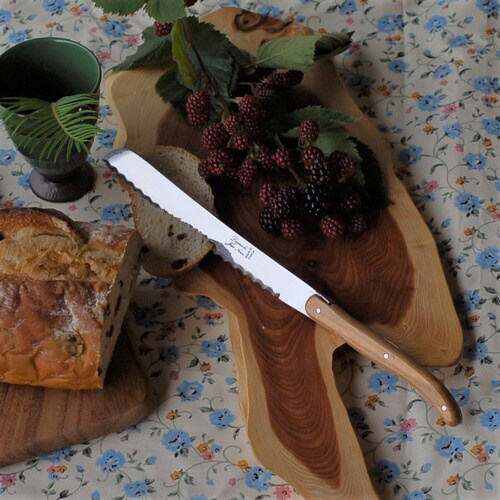 オリーブハンドル パン切ナイフ 木箱