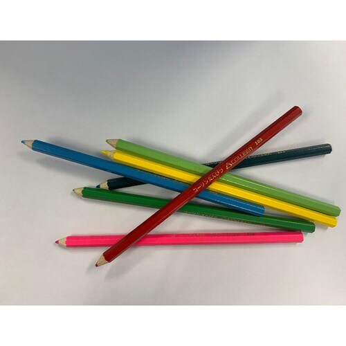 六角12色紙箱色鉛筆#775−12