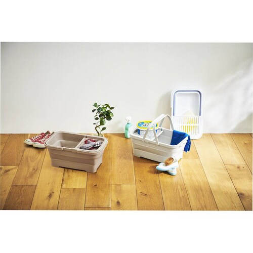 折畳めるバスケット 15L