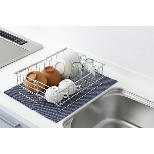 シンク中使える伸縮水切カゴ