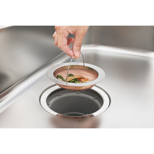 銅パンチング排水口ゴミ受け