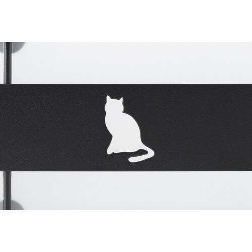 クロネコキッチン 水切りカゴ黒