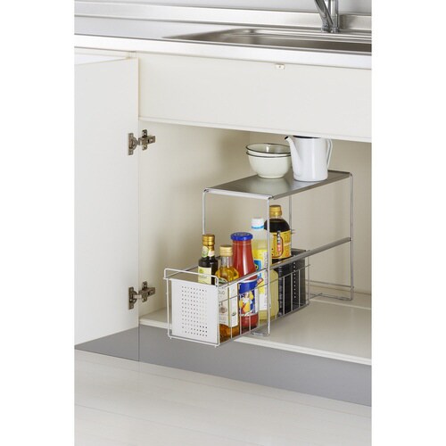 シンク下スライド収納1段 幅20