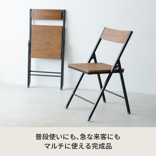 NK−117 ヴィンテージスクエアチェア BR