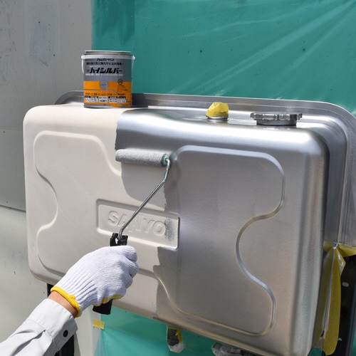 アトム 油性ハイシルバー 16L シルバー