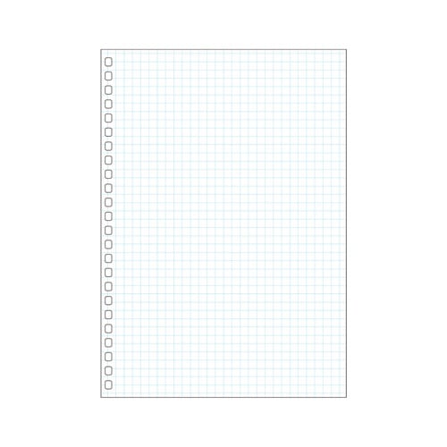 ツイストノート<薄色方眼罫> A5タテ 24穴
