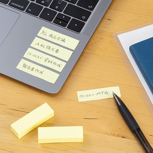 ふせん<K2> 50×15 イエロー 50冊入