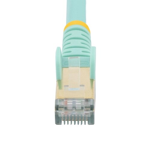 Cat6a LANケーブル 5m アクア