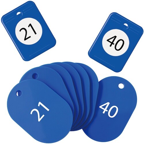 OP クロークチケット 21ー40番 青 (20組