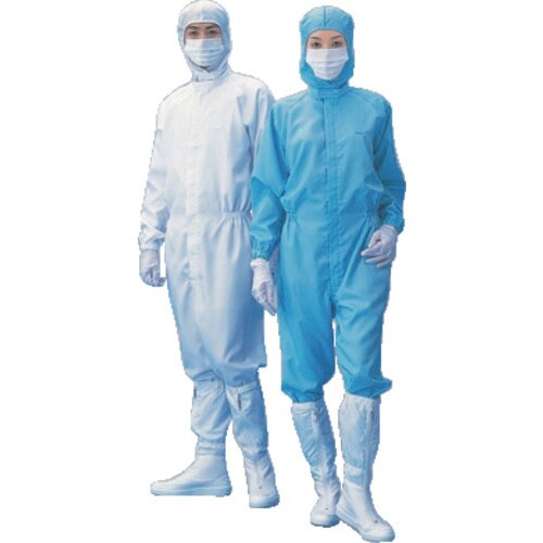 AS 無塵衣AS199C 男女兼用 青 3L