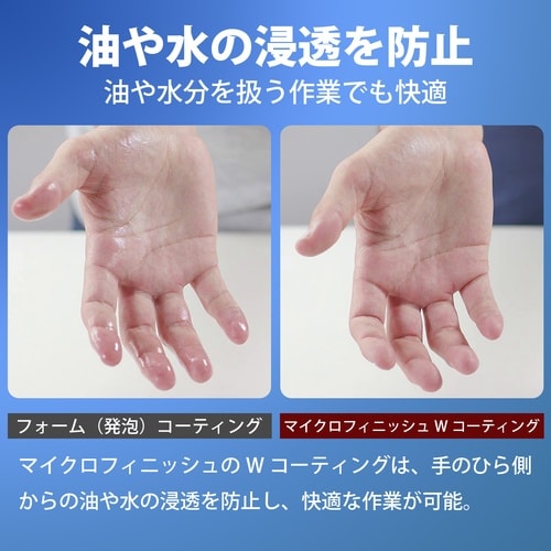 トワロン まとめ買い ニトリル背抜き手袋 アクティ