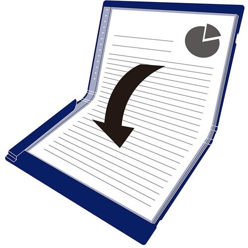 KING JIM 【売切廃番】二つ折りクリアーファ