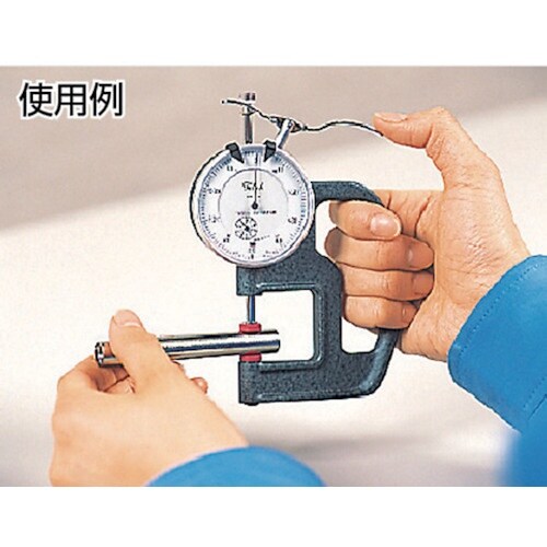 TECLOCK ダイヤルシックネスゲージ 測定範囲