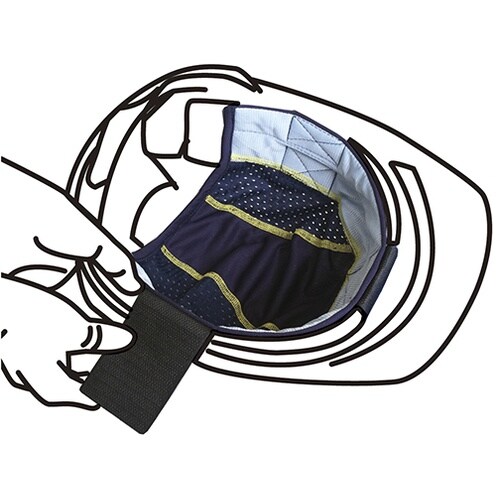 緑十字 熱中症予防対策商品 ヘルメットインナー さ