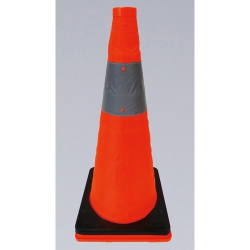 緑十字 伸縮式三角コーン用ウエイト 伸縮コーン−A