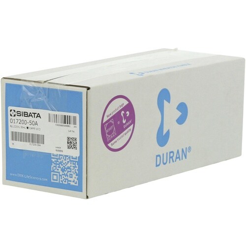 SIBATA 耐熱ねじ口びん 青キャップ付 50m