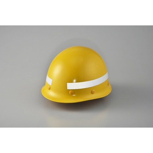 緑十字 ヘルメット用弓型ラインテープ(反射) 白