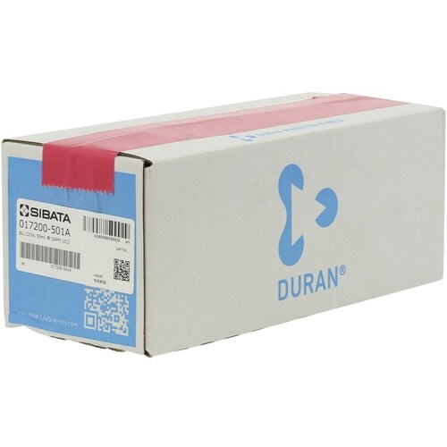 SIBATA 耐熱ねじ口びん 赤キャップ付 50m