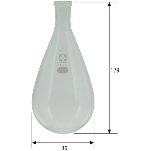 SIBATA SPCなす形フラスコ SPC−19