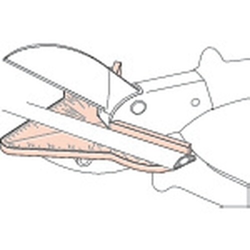 DENSAN モールカッター45°ガイド