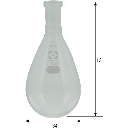 SIBATA SPCなす形フラスコ SPC−15