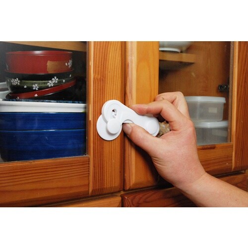 光 開き戸簡単ロック (2個入)