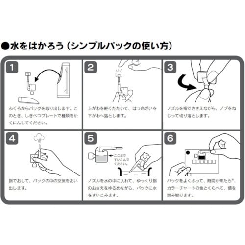 SIBATA 簡易水質検査キット シンプルパック