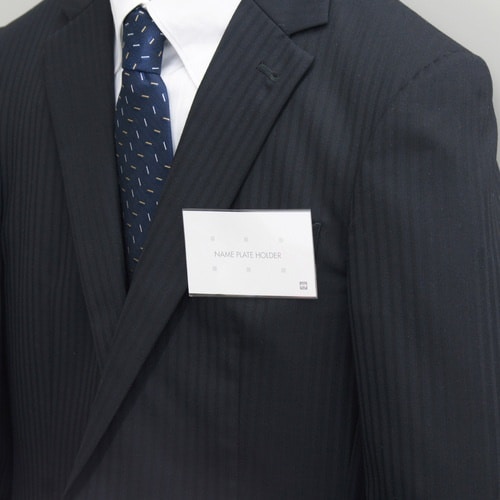 OP セル名札 名刺サイズ 両用クリップ 1枚入