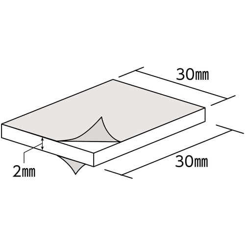 緑十字 両面テープ(6枚組シートタイプ) WF−3