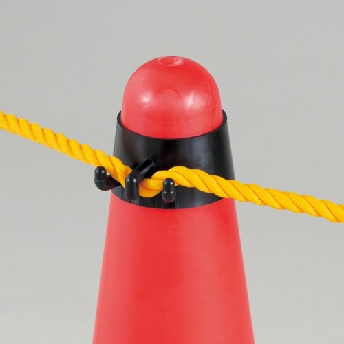 緑十字 カラーコーン用ロープストッパー RC−ST