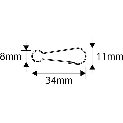 緑十字 スナップ(ナスカンフック) 金具06 11