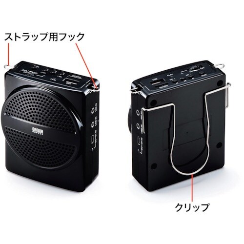 SANWA ハンズフリー拡声器スピーカー