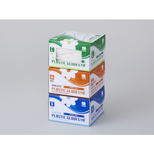 ハクゾウメディカル ハクゾウプラスチックグローブM