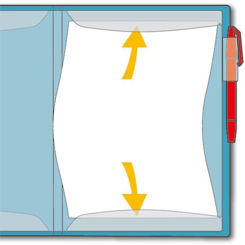 KING JIM クリアーファイル「カキコ」 白