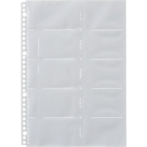 LIHIT 名刺用ファイル 名刺帳替えポケット