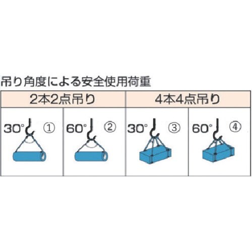 TRUSCO Wスリング ソフトタイプ ケーブルレ
