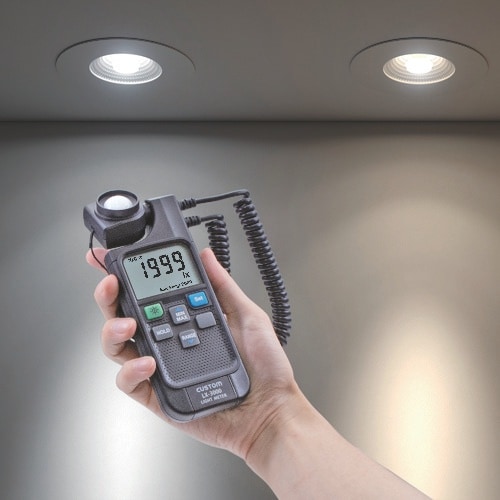 CUSTOM LEDモード付きデジタル照度計