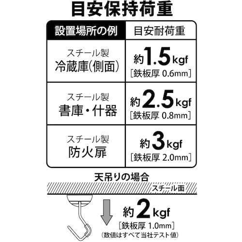 マグエックス マグネットフック ゼロスライド SS