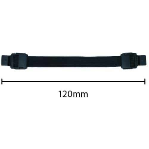 mitsuya マスク用フックベルト 伸縮 黒 M